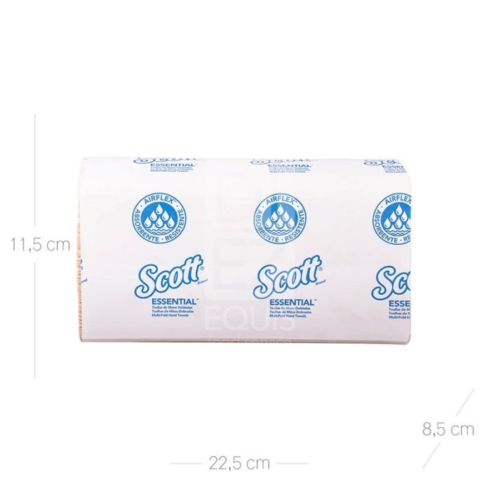 Toalla En Z Natural Hoja Doble X150 Unidades