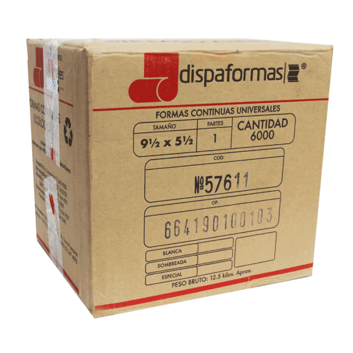 Caja For Cont 9 1/2x 5 1/2 Part 1 Parte