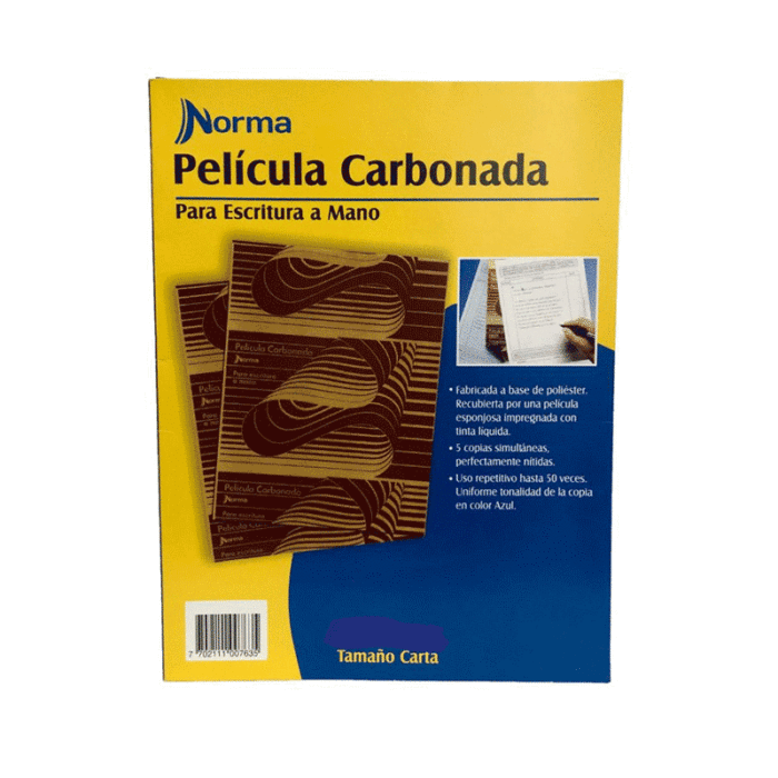 Pelicula Carbonada Norma Paq X 100
